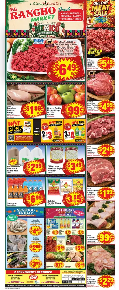 El Rancho Market Indexed Weekly