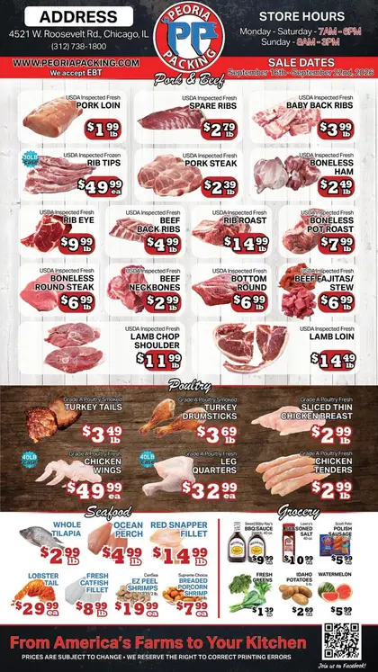 Peoria Packing Butcher Shop Indexed Weekly