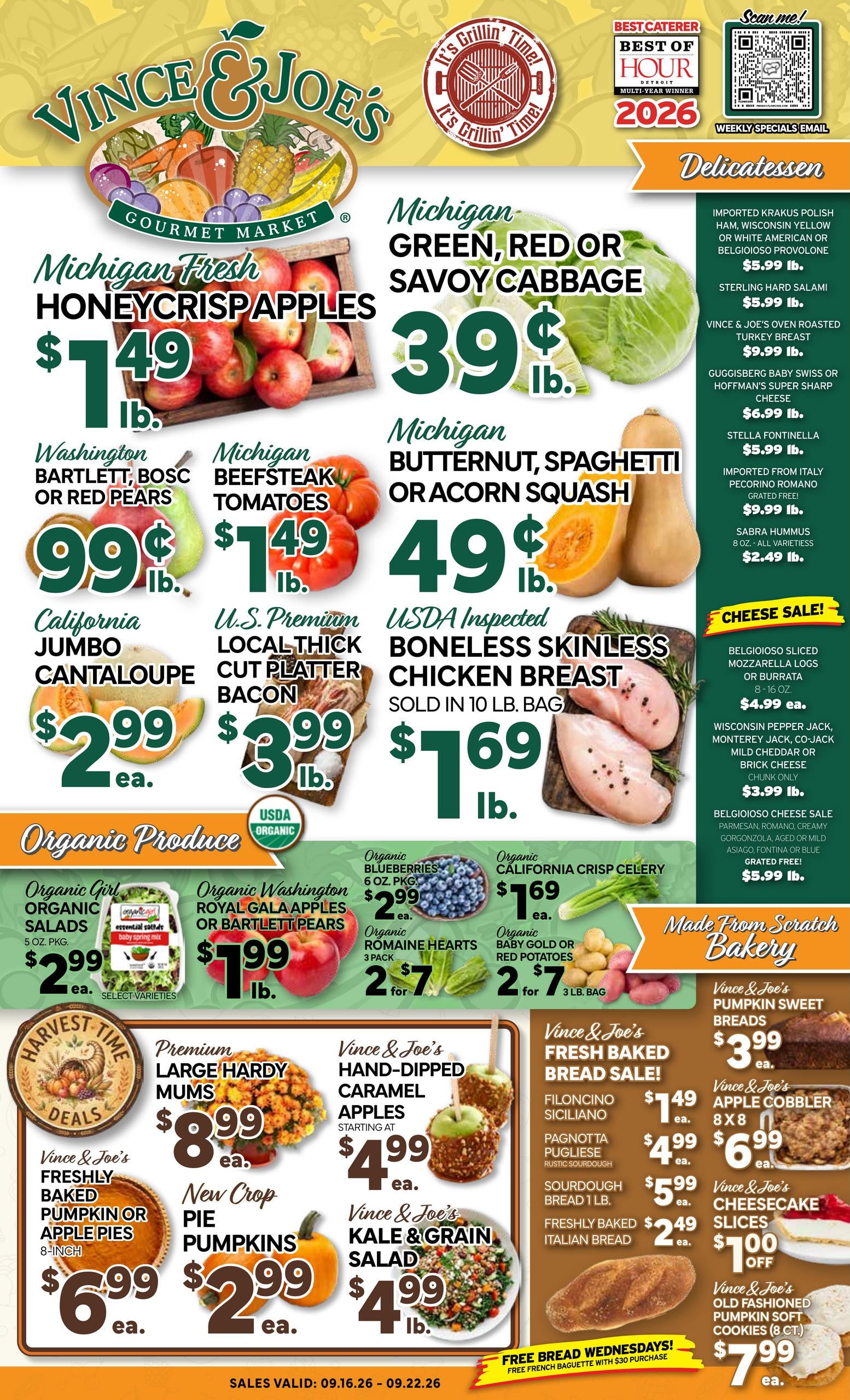 Vince And Joes Gourmet Market weekly ad page 1