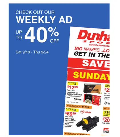 Dunham's Sports Weekly Ad