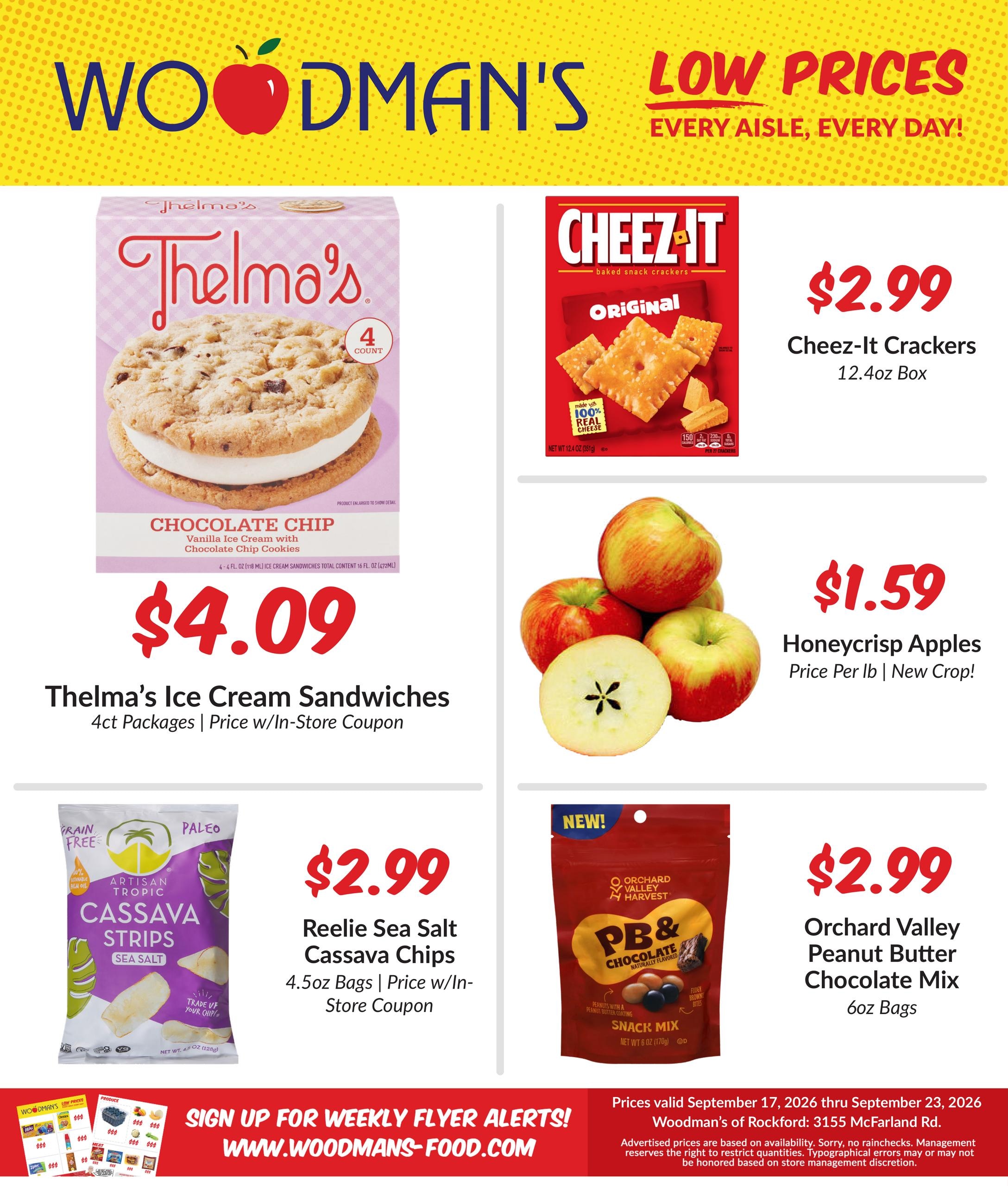 Woodman's Food Market weekly ad page 1