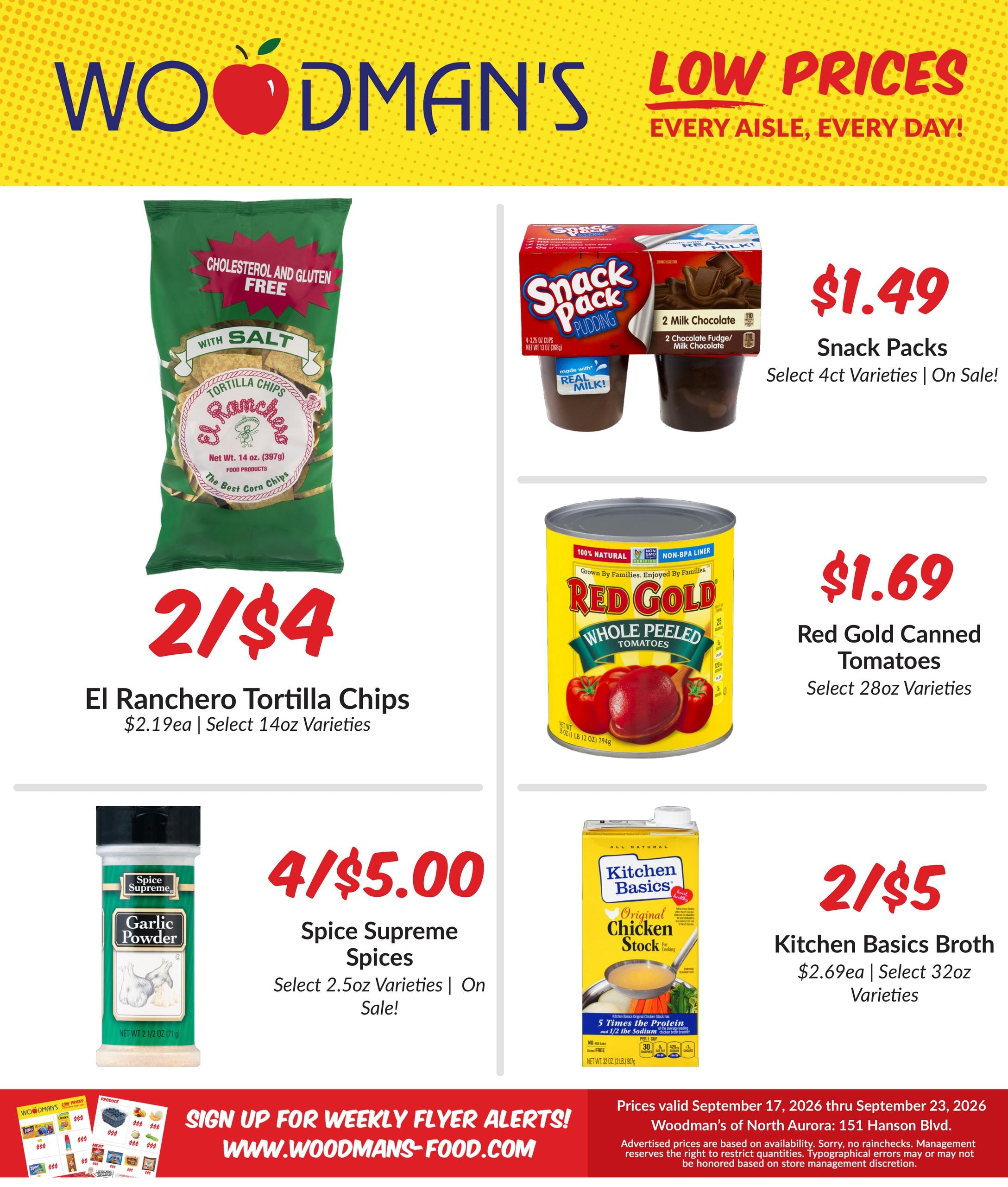 Woodman's Food Market weekly ad page 1