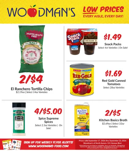 Woodman's Food Market M1000 Weekly