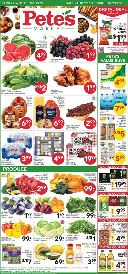 Pete's Fresh Market Indexed Weekly