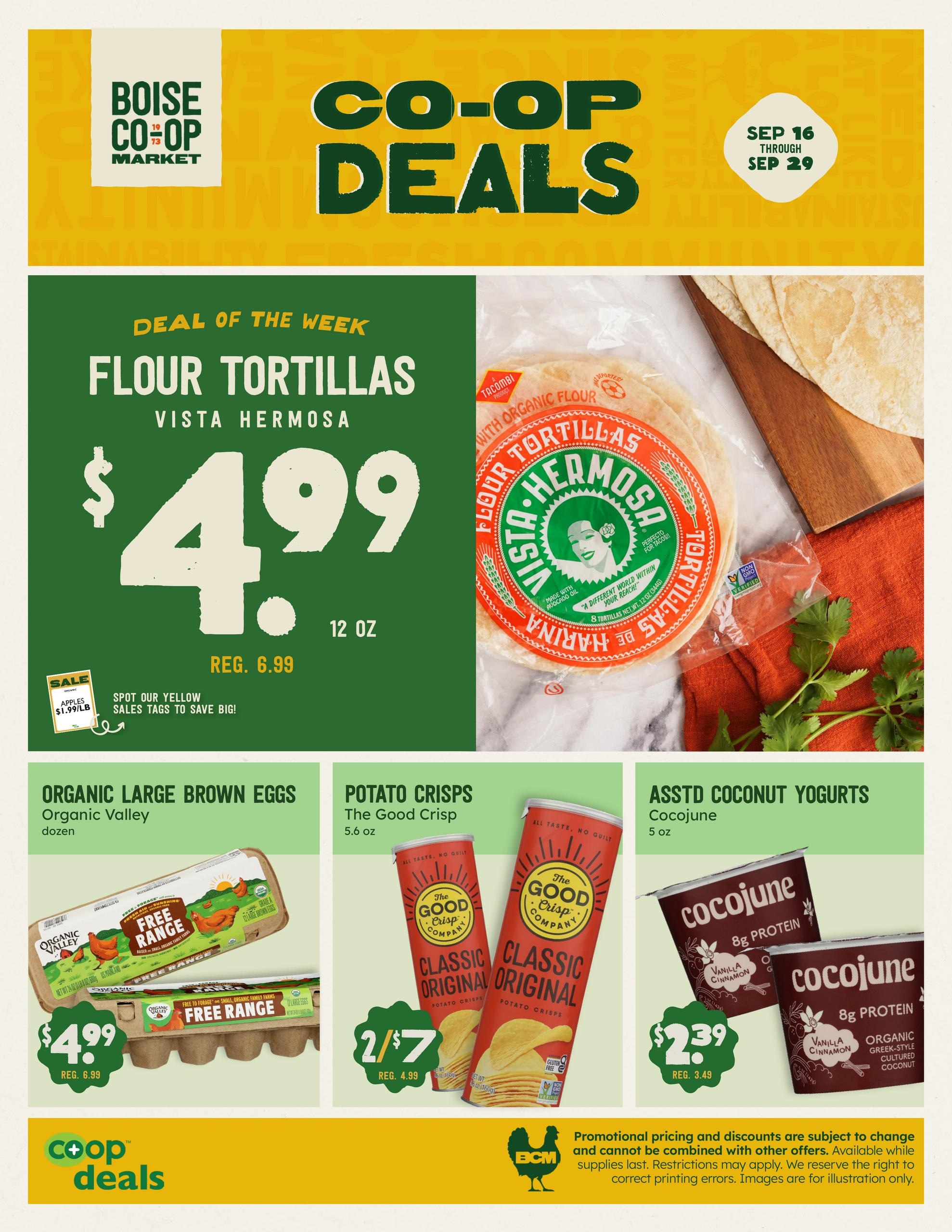 Boise Co-op weekly ad page 1