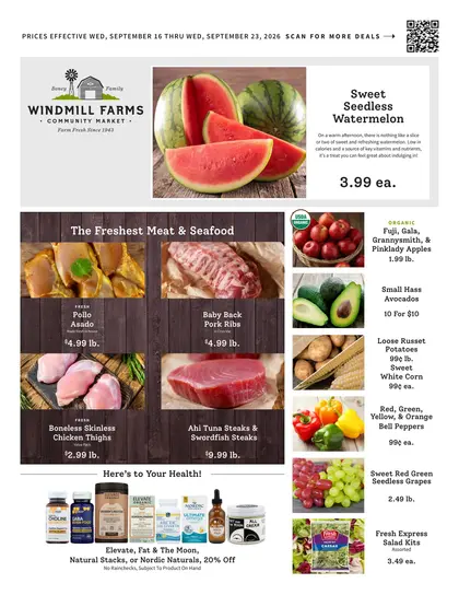 Windmill Farms Indexed Weekly