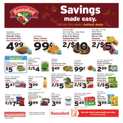 Hannaford Hannaford Week 39 Flyer