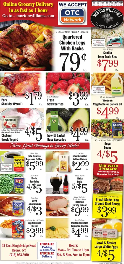 Morton Williams Supermarket Indexed Weekly