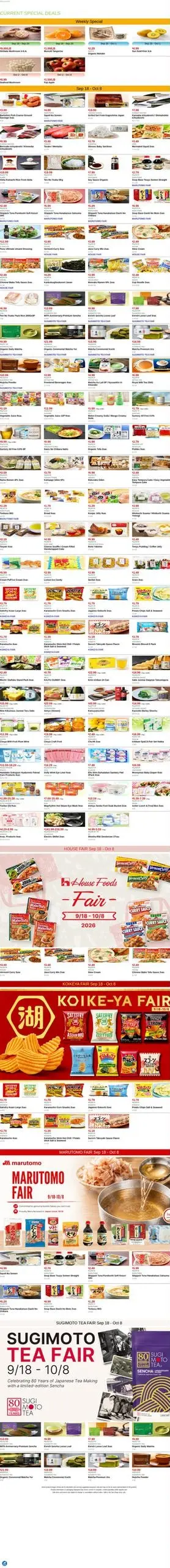 Mitsuwa Marketplace Weekly