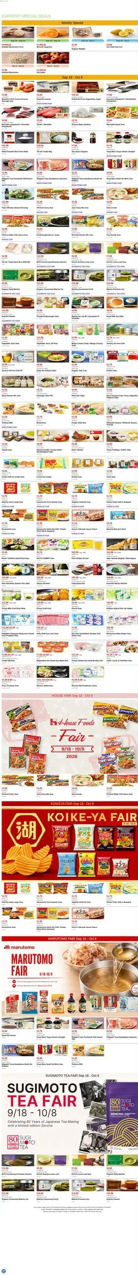 Mitsuwa Marketplace Weekly