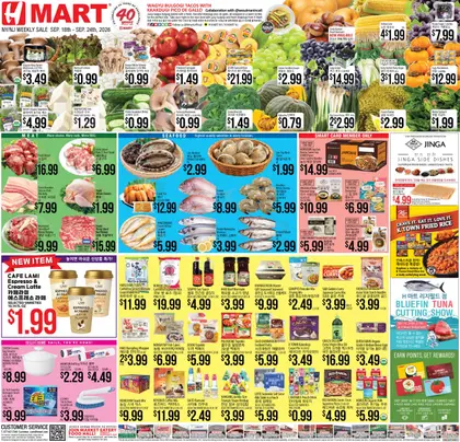 H Mart Indexed Weekly
