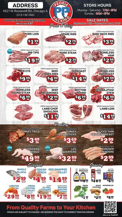 Peoria Packing Butcher Shop Indexed Weekly