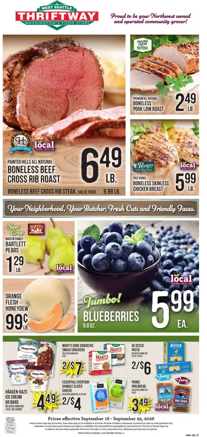 West Seattle Thriftway Indexed Weekly