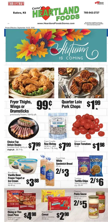 Gene's Heartland Foods USA Indexed Weekly