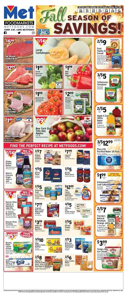 Met Foods Indexed Weekly