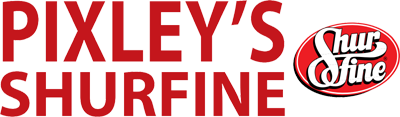 Pixley's Shurfine Food Mart logo