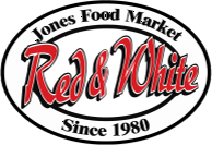 Jones Red & White logo