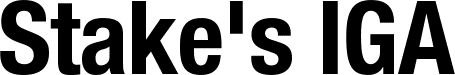Stake's IGA logo