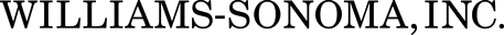 Williams Sonoma logo