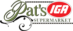 Pat's Supermarket IGA logo
