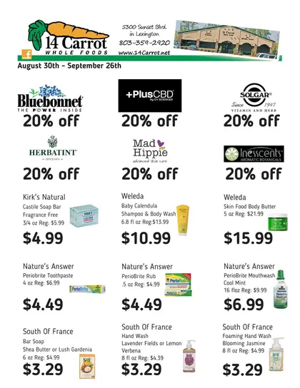 14 Carrot Whole Foods Monthly Sales Weekly Ad
