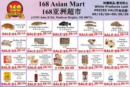 168 Asian Mart Weekly Ad