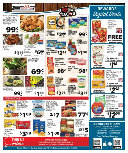 2 J's Thriftway Weekly Ad