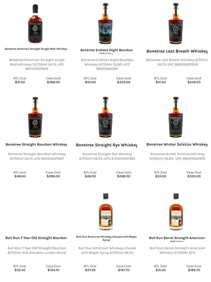 88 Spirits Corporation Spirits Product Catalog Weekly Ad