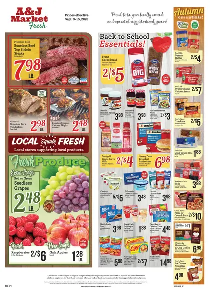A & J Select Market Weekly Ad