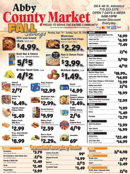 Abby County Market Weekly Ad