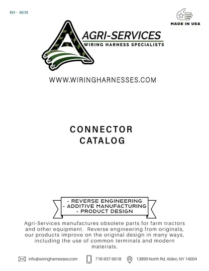 Agri-Services Wiring Harness Specialists Diesel Additives Catalog Weekly Ad