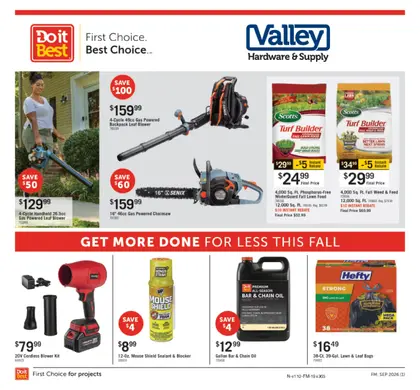 Valley Hardware & Supply Monthly Sale Weekly Ad