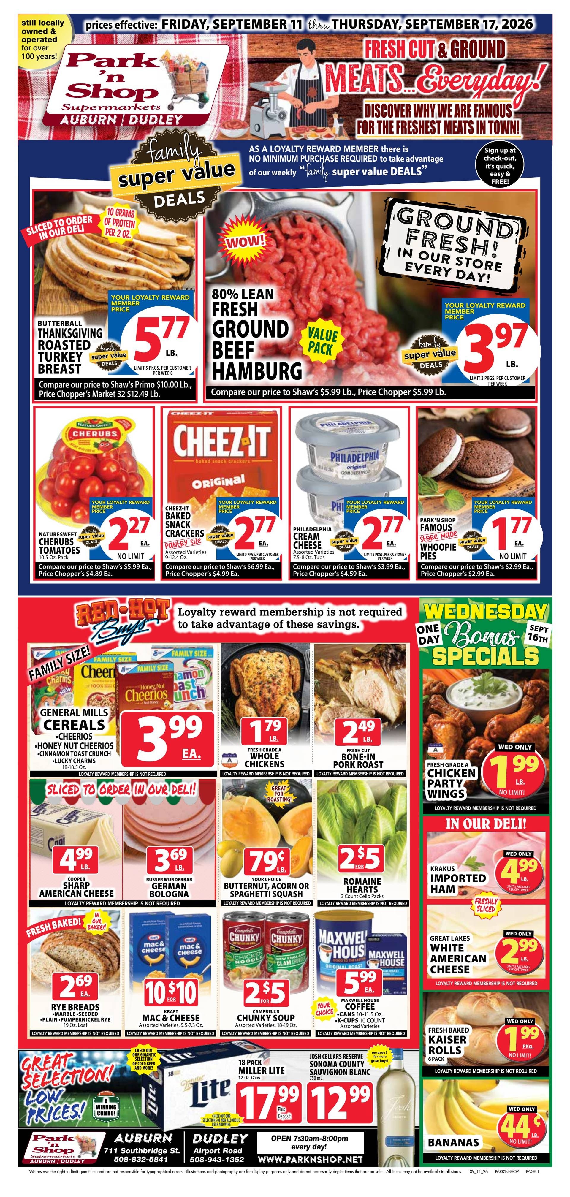 Park 'n Shop weekly ad page 1