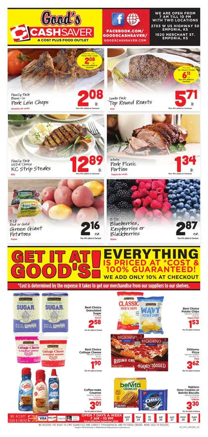 Good's Cash Saver Weekly Ad