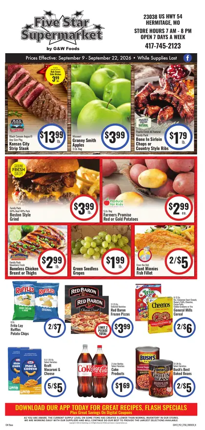 GW 5 Star Super Market Weekly Ad