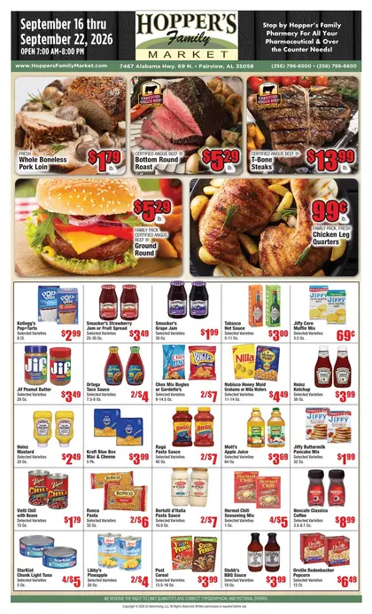 Hopper's Family Market Weekly Ad