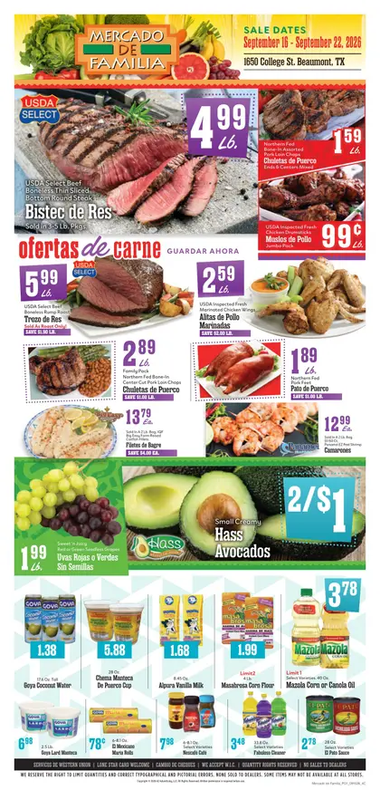 Mercado de Familia Weekly Ad