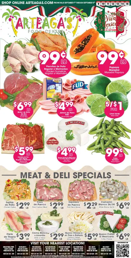 Arteaga's Food Center Weekly Ad
