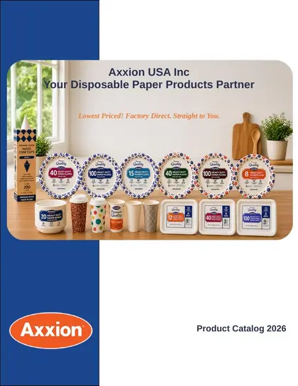 Axxion USA Disposable Paper Products Catalog Weekly Ad