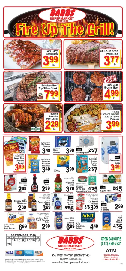 Babbs Supermarket Weekly Ad