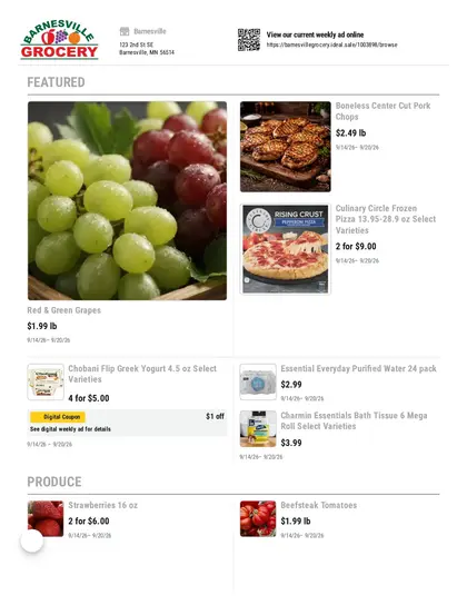 Barnesville Grocery Weekly Ad