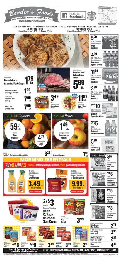 Bender's Foods Weekly Ad