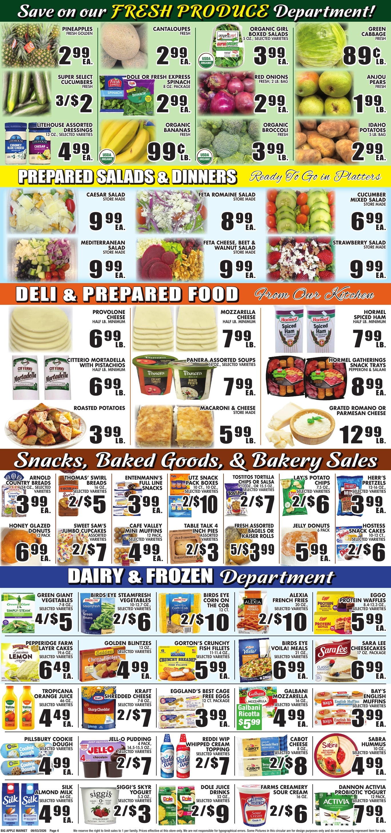 Big Apple Meat Market weekly ad page 4