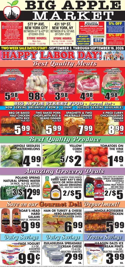 Big Apple Meat Market Weekly Ad