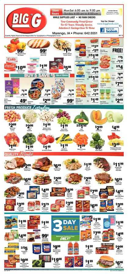 Big G Foods Great Deals This Week! Weekly Ad
