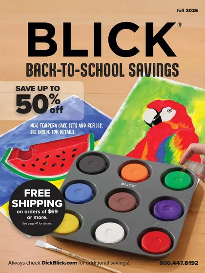 BLICK Art Materials Materials for Art Education Sale Flyer Weekly Ad