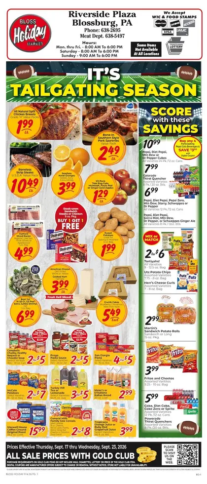 Bloss Holiday Market Weekly Ad