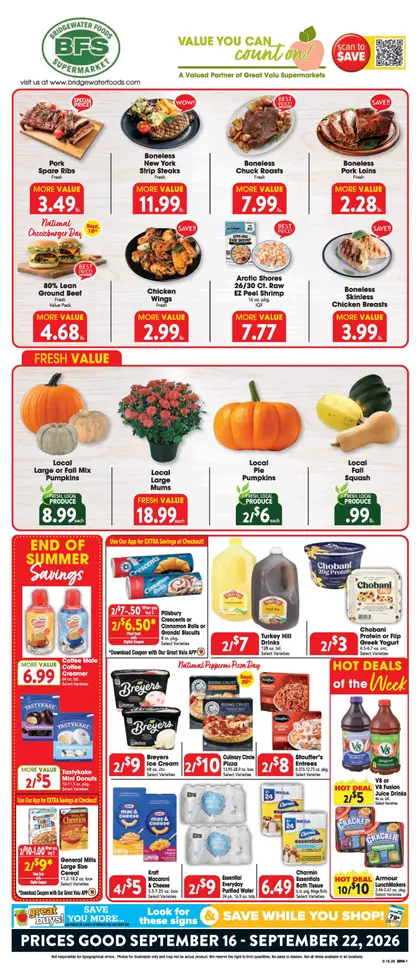 Bridgewater Foods Weekly Ad