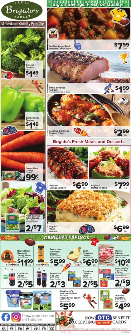 Brigido's Fresh Market Weekly Ad