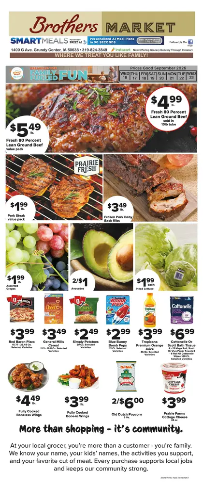 Brothers Market Weekly Ad